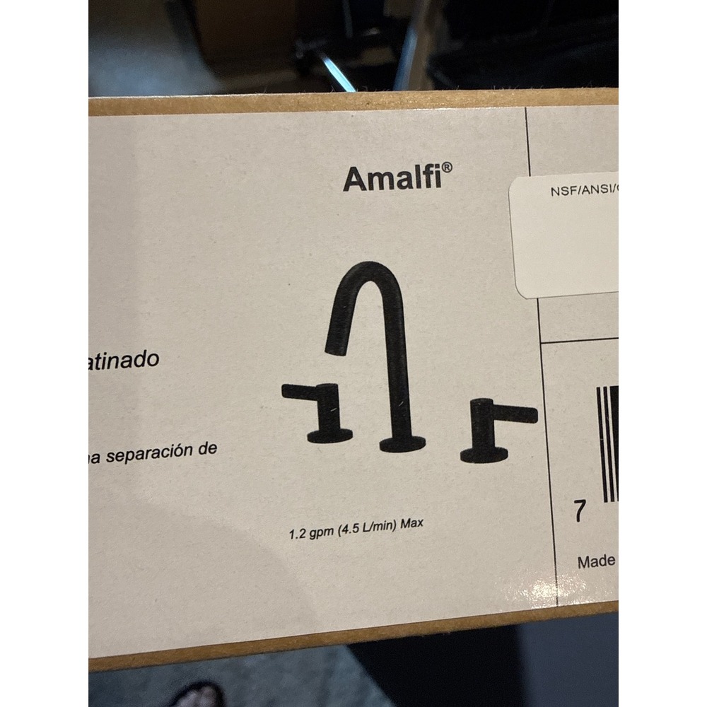 Gerber‎ D303130BS Amalfi Widespread Lavatory Bathroom Faucet Satin Black
